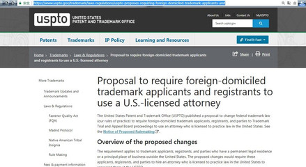 劍指中國？USPTO新規(guī)要求境外企業(yè)聘用美國商標(biāo)律師申請(qǐng)美國商標(biāo)